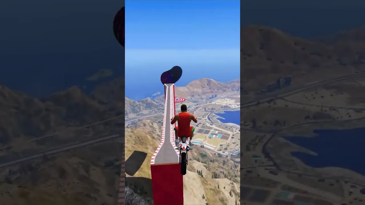 The Most INSANE Stunts On Mount Chiliad - GTA 5! #Shorts | TAFFY GAMING