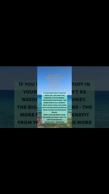 Don't ask for more than you need, nor for less than what is necessary 💸#shorts