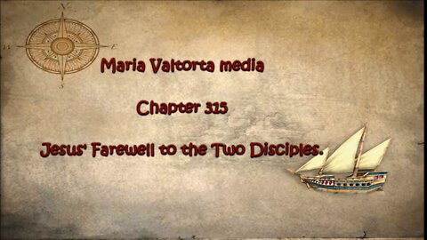 Jesus' Farewell to the Two Disciples.