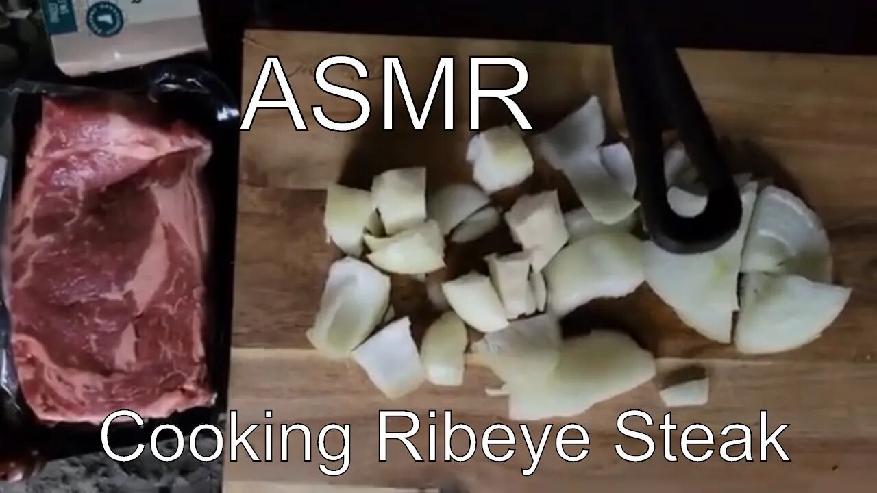 ASMR + ASMR Cooking Steak + Outdoor Cooking + No Talking + Relaxing Sounds