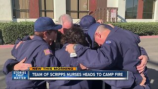 Scripps nurses head to Northern California to help fire victims