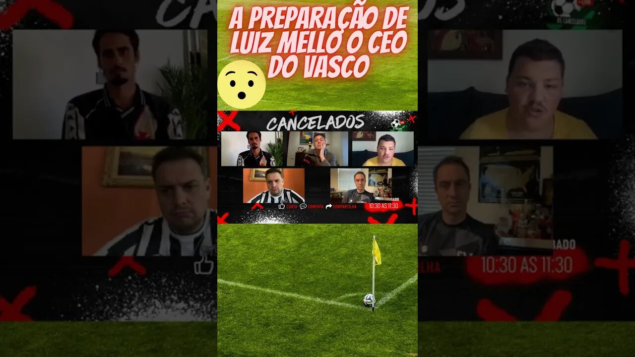 A preparação de Luiz Mello o CEO do Vasco #shorts #vasco #vascodagama #vascaínos #vasco777 #futebol