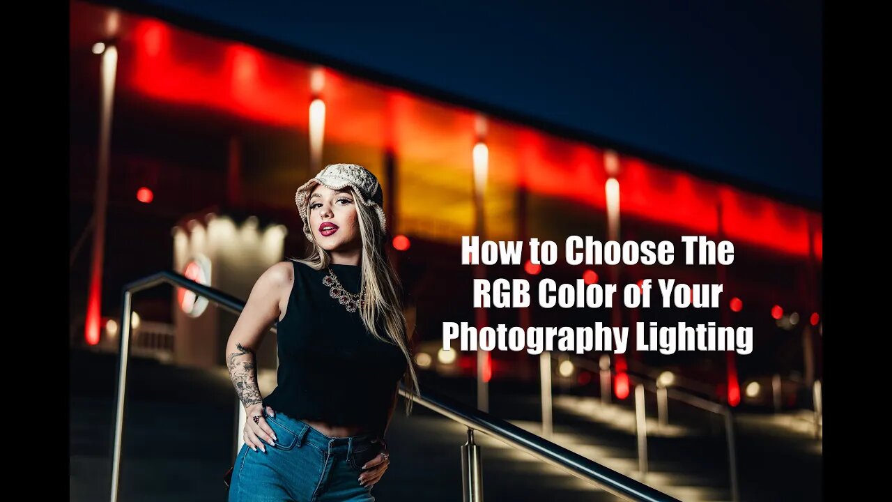 How to Choose and Change The Color of Your Photography Lighting with Your Phone