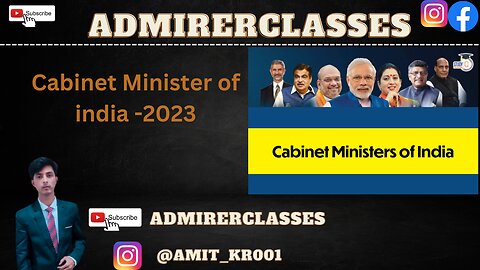 Cabinet Minister of India #Admirerclasses #Indian #Cabinet