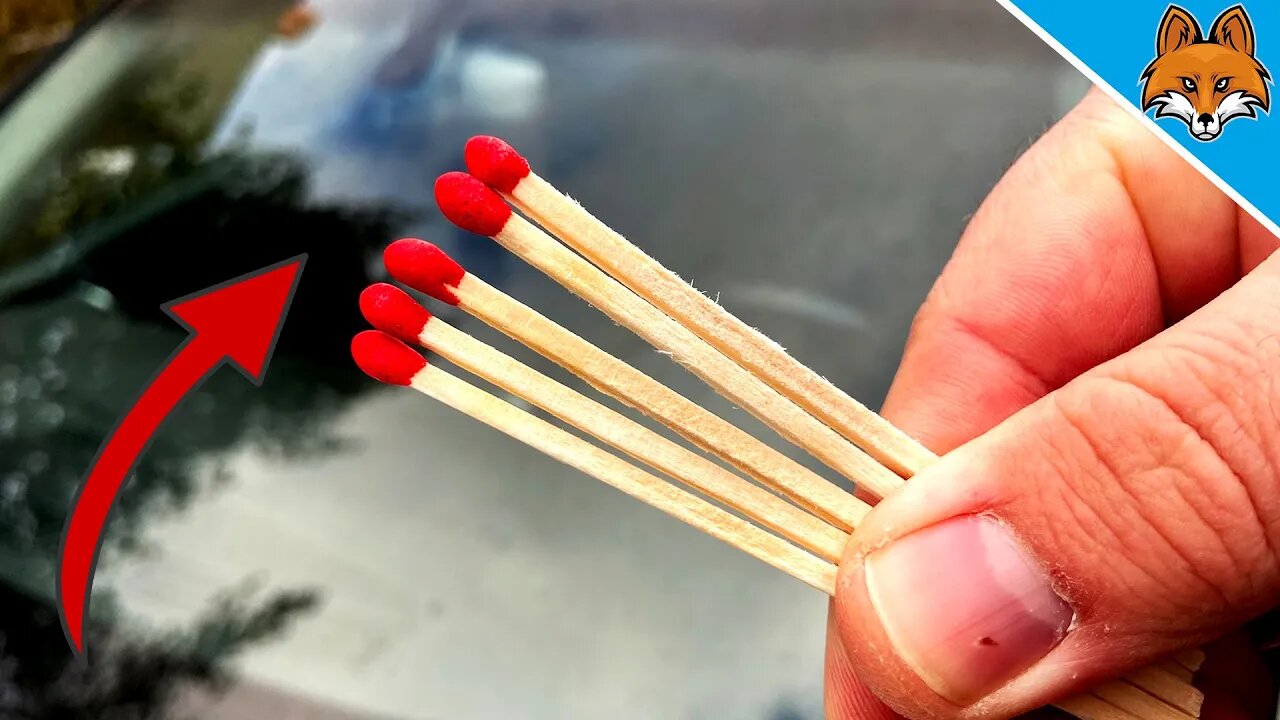 Use Matches on your Car and WATCH WHAT HAPPENS 💥 (Amazing) 🤯