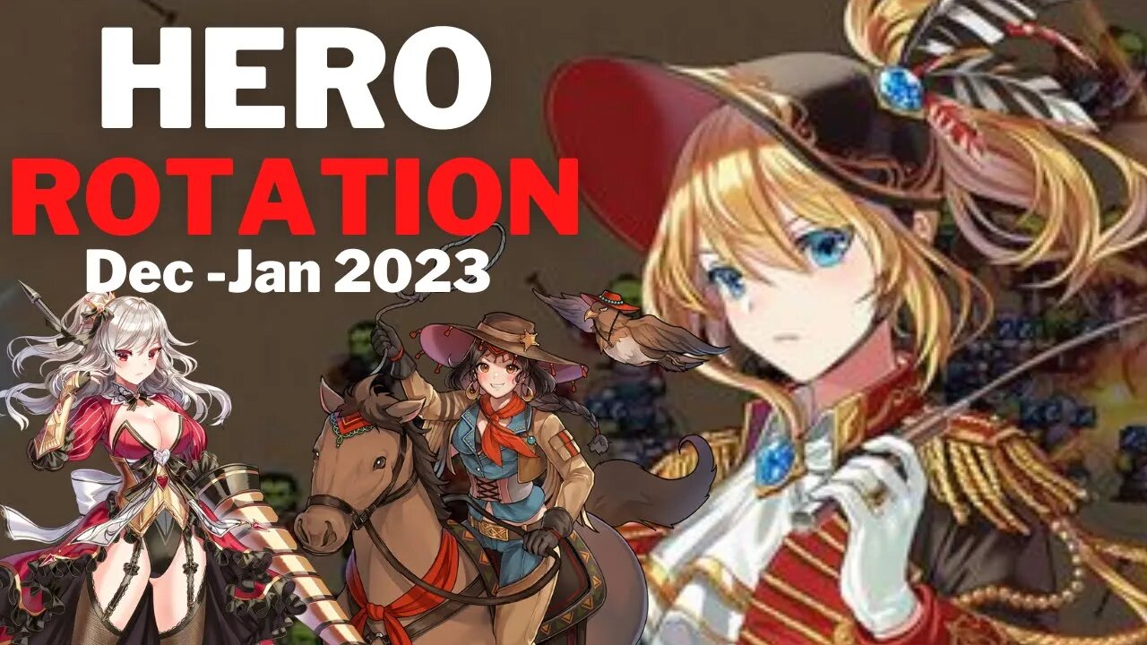 HERO ROTATION LIST UPDATE - DEC to JAN 2023 Eternal Saga (Club Wisdom 8)