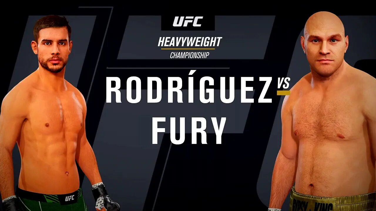 EA Sports UFC 4 Gameplay Tyson Fury vs Yair Rodriguez