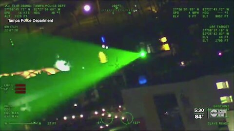 FAA: Tampa is 2nd highest city for laser strikes