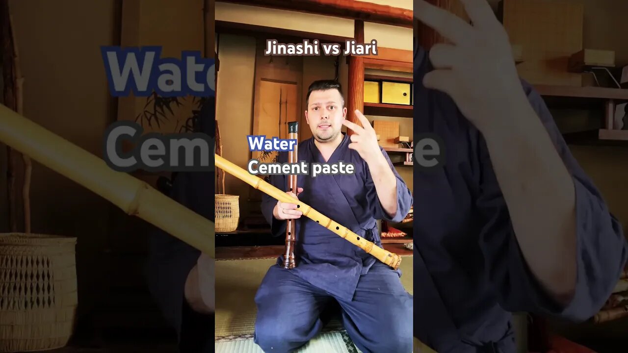 Main difference between #jinashi and #jiari #shakuhachi #lessons #komuso