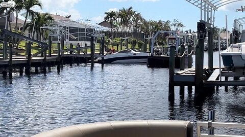 Hurricane Ian, Partially sunken boat/raising it