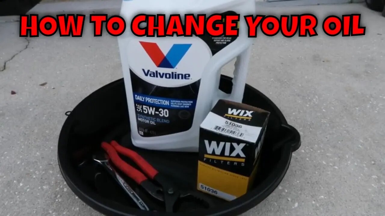 HOW TO CHANGE YOUR CARS ENGINE OIL!!!