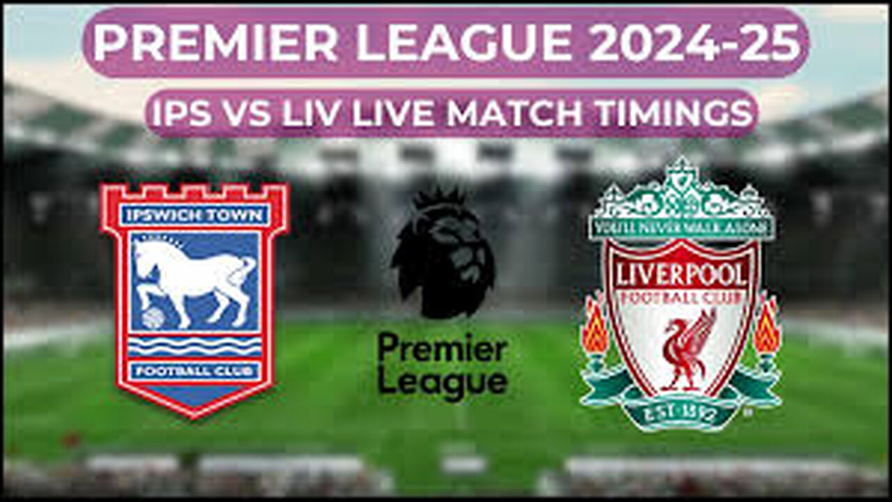 Ipswich Town vs Liverpool | English Premier League 2024 | Epl Live Stream | Full Match