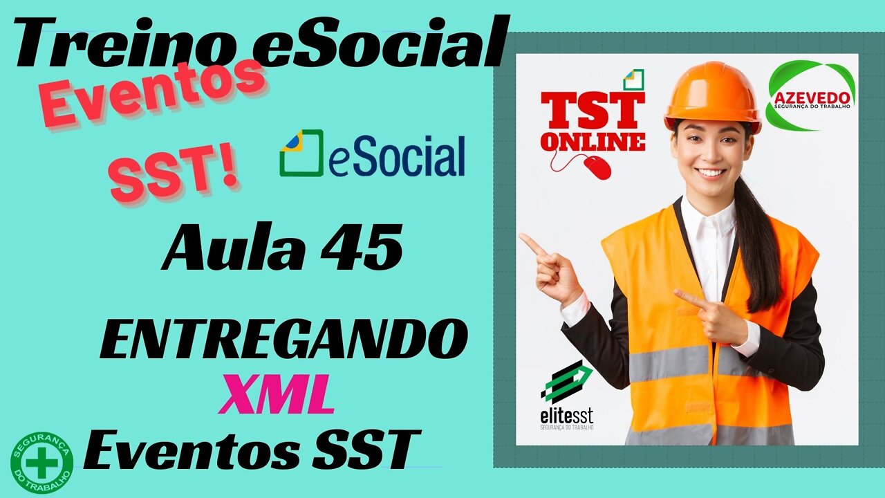 Aula 45 DRIVE ENTREGANDO XML eSocial l TSTONLINE Sistemas