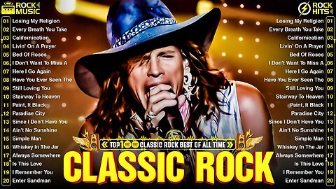 Nirvana, Led Zeppelin, Bon Jovi, Aerosmith, U2, ACDC🤘Classic Rock Songs 70s 80s 90s Full Album