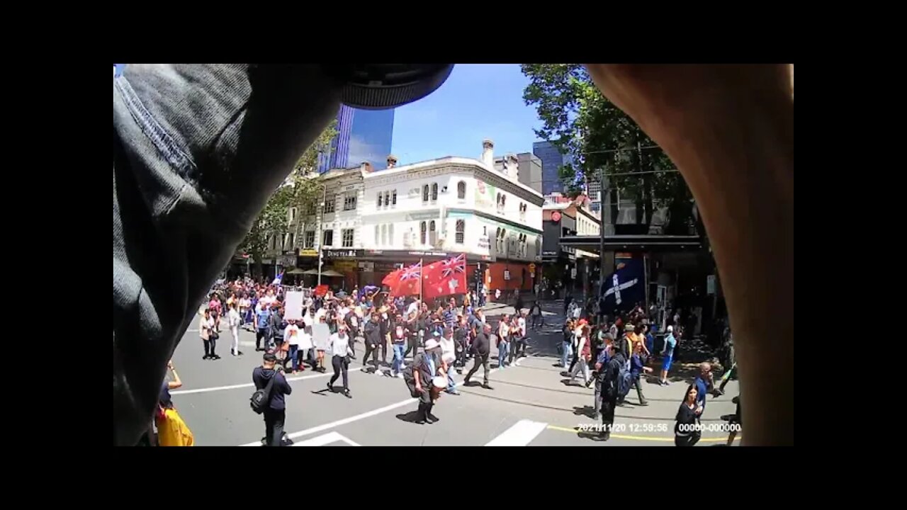 Protest in High Speed Melbourne 20 Nov 21 (500,000)