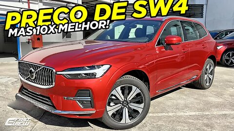 NOVO VOLVO XC60 T8 RECHARGE PLUS 2023 CUSTA MENOS QUE TOYOTA SW4 E É MELHOR QUE BMW X3 E AUDI Q5?