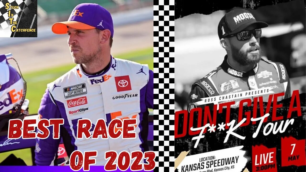 Denny Hamlin Wins & Ross Chastain Fights! Kansas Post Race Recap