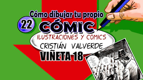 Como dibujar tu propio comic: Viñeta 18