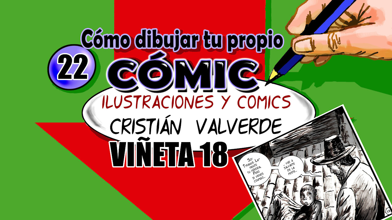 Como dibujar tu propio comic: Viñeta 18