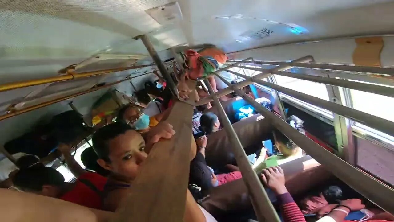 Riding the local bus in Nicaragua