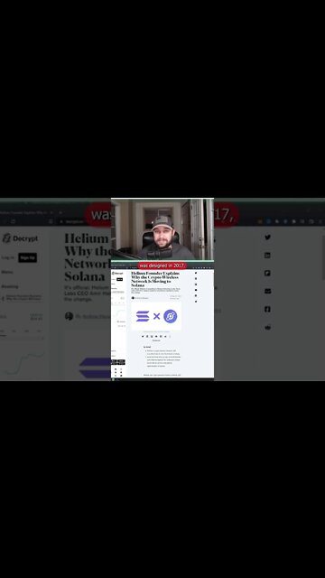 Why Helium Is Moving To Solana? - #shorts #crypto #cryptonews