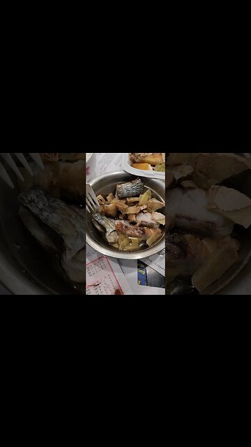 Steamed Salted Bluefish Gators!!