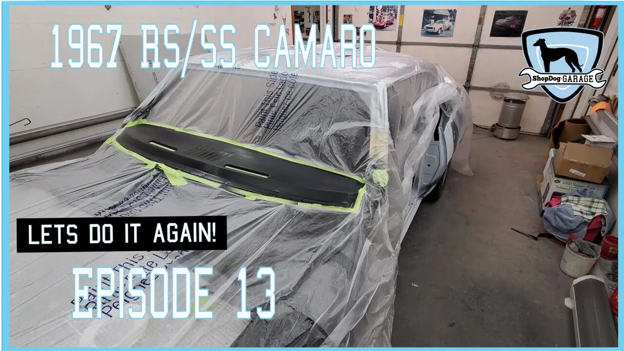 The RocketShip 67 Camaro Ep 13: Dash is ready for paint!