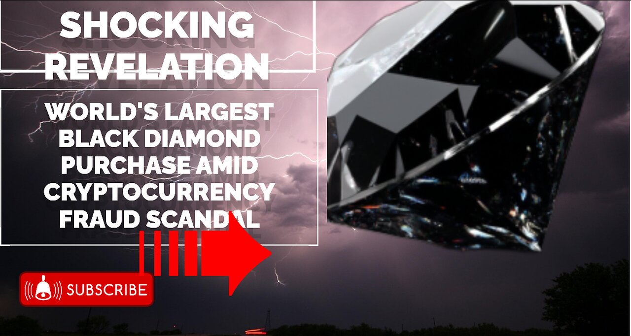 Shocking Revelation:World's Largest Black Diamond Purchase Amid Cryptocurrency Fraud Scandal#finance