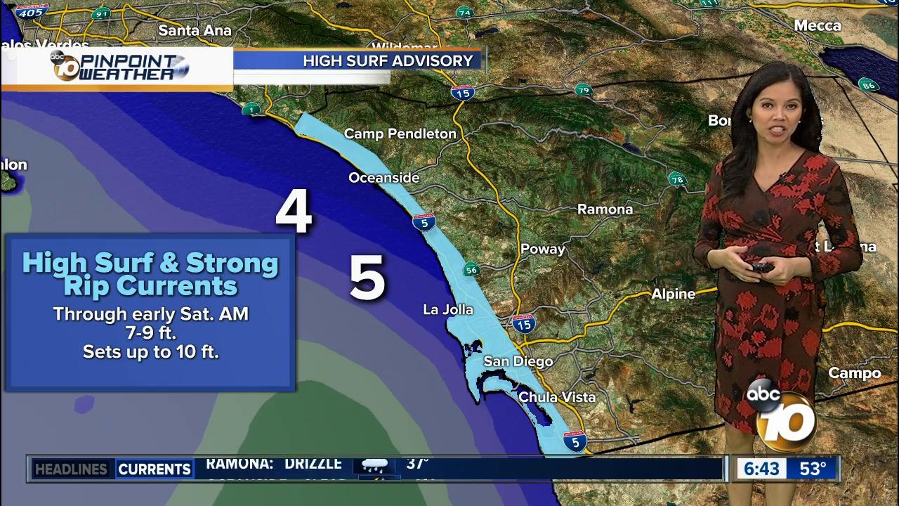 10News Pinpoint Weather for Thurs. Jan. 2, 2020