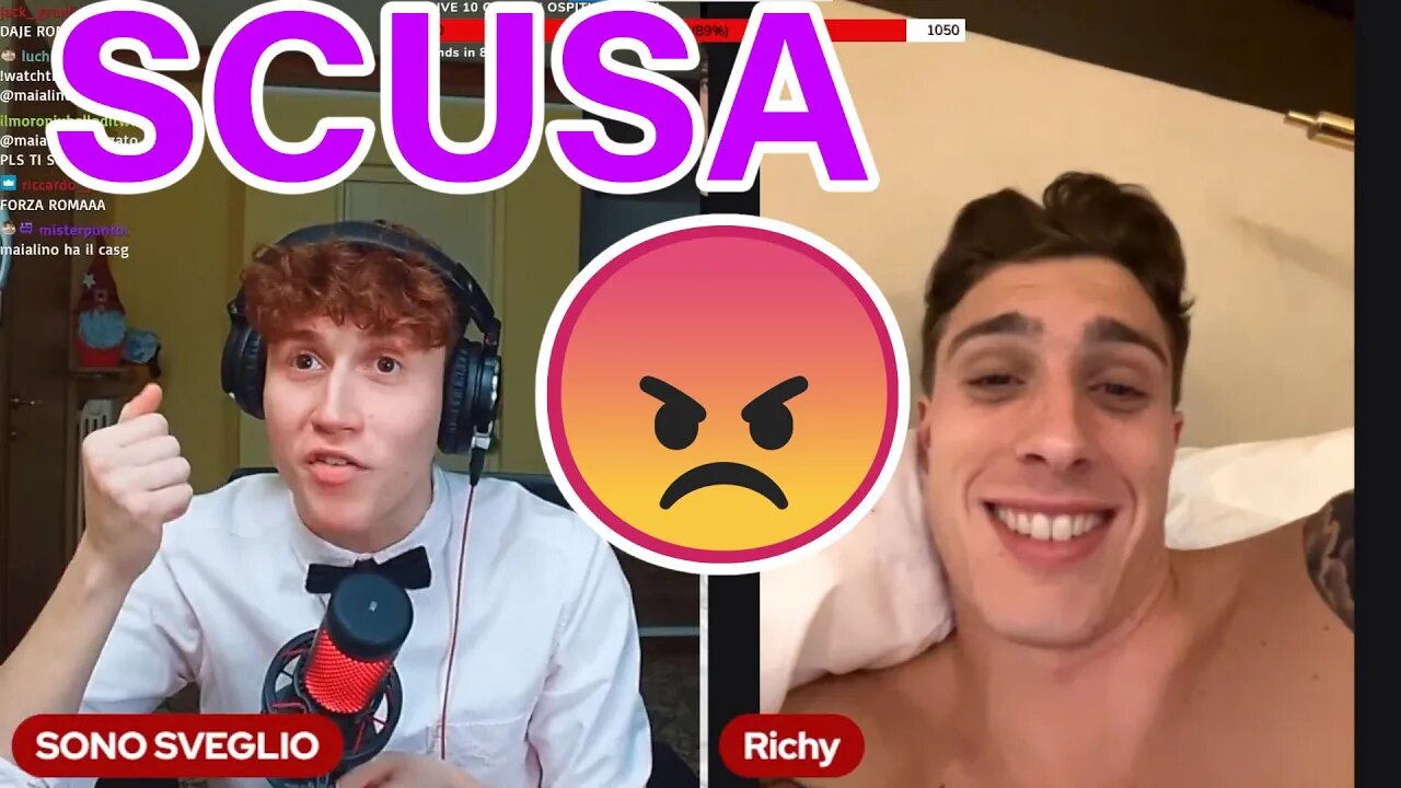 RICCARDO CALIFIORI ESCE DALLA LIVE DEL ROSSO😡