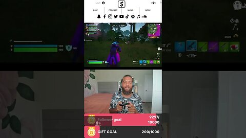 Fortnite gameplay with a Rock Mercury and his Rockers and Mercurians live on TikTok stream