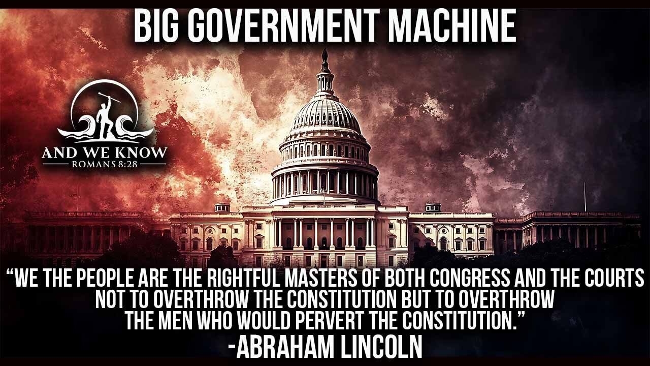 Big GOV MACHINE, National EMERGENCY coming? MSM playing NICE? WHY? Evil Everywhere.