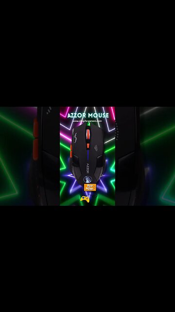 AZZOR Cantelopes Dark Silent 2400 DPI Wireless Mouse #gamingmouse #shorts #gamingmice #wirelessmouse