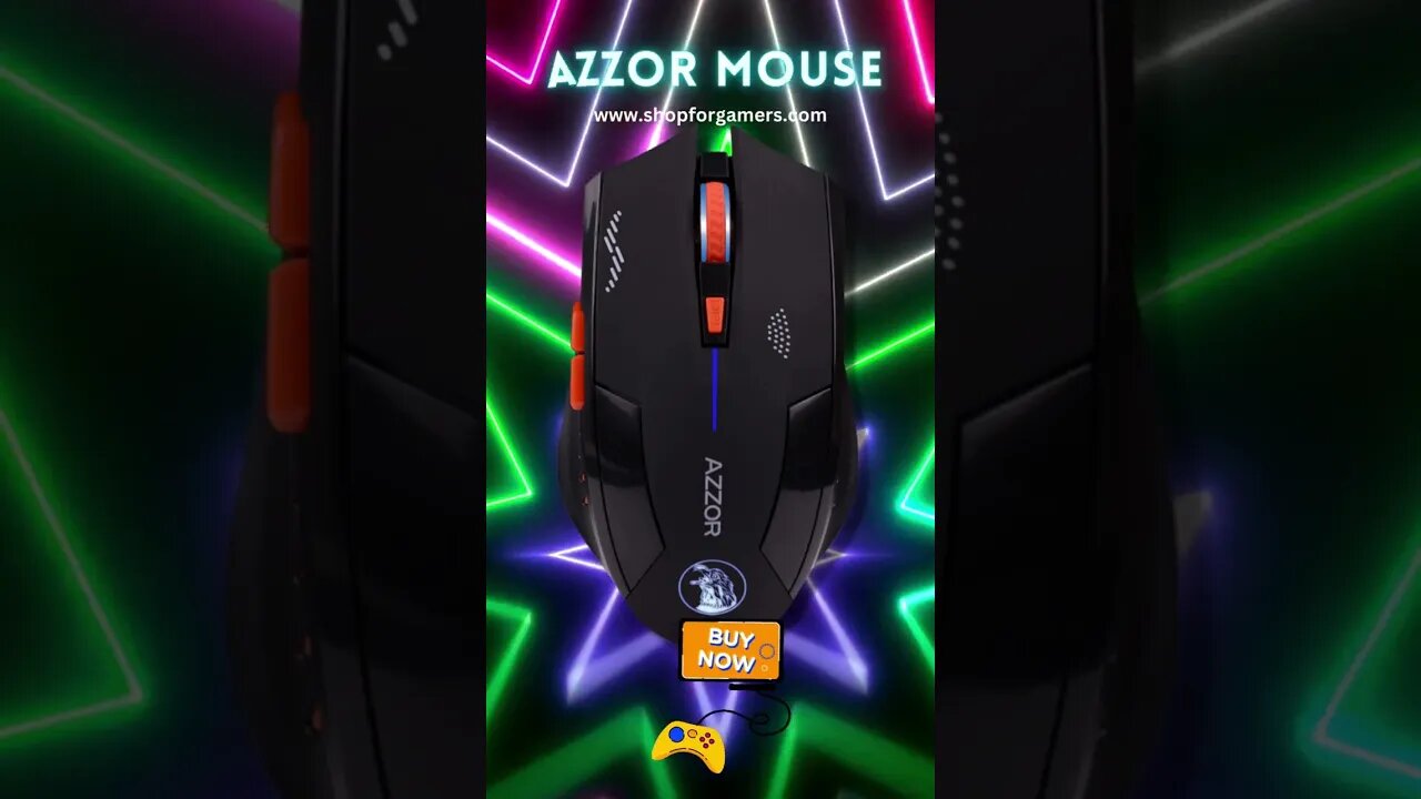 AZZOR Cantelopes Dark Silent 2400 DPI Wireless Mouse #gamingmouse #shorts #gamingmice #wirelessmouse