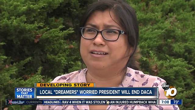 Local "Dreamers" worried President will end DACA