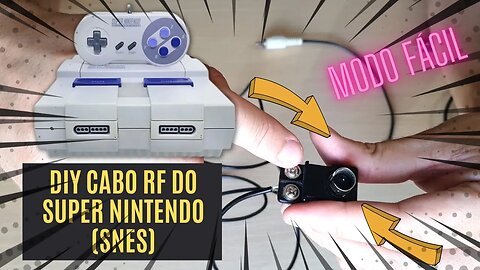 Faça você mesmo CABO para SUPER NINTENDO ! 😎📺 DIY