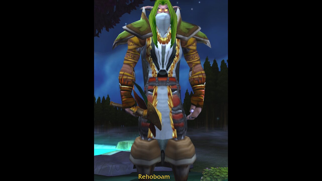 WoW Burning Crusade Druid and Hunter (wife) back in the Outland