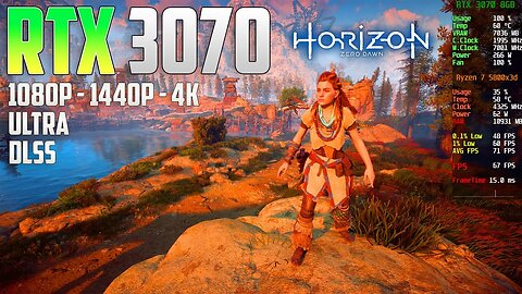 Horizon New Dawn on the RTX 3070 | 4K - 1440p - 1080p | Ultra & DLSS