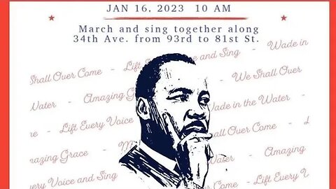 From the #MLKDay2023 #MLK #MLKJr #mlkday March 93rdst-81st St&37th av 1/16/23 hosted by @34_ave