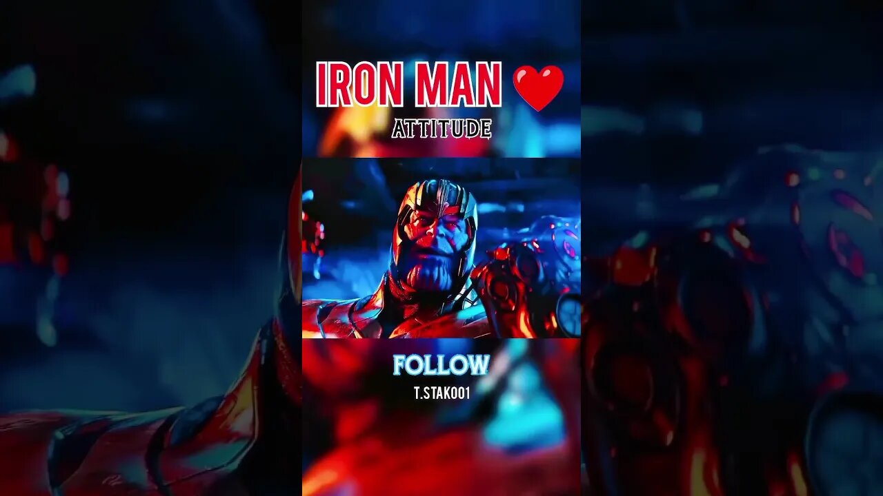 Iron Man Best Attitude ❤ RDJ #rdj #yputubeshorts #ytshorts #shorts