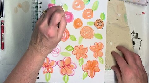 Art Journal 2023- Flowers Pt. 1