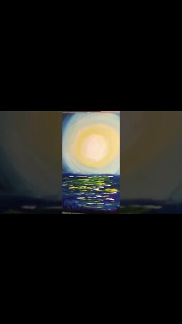 Moonlight Acrylic Painting