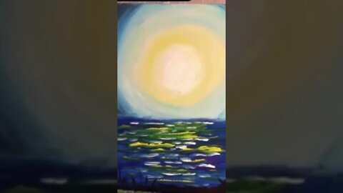 Moonlight Acrylic Painting