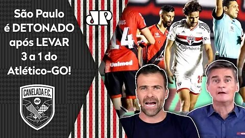 "FOI VERGONHOSO! NÃO É POSSÍVEL que o São Paulo..." SPFC é DETONADO após 3 a 1 do Atlético-GO!