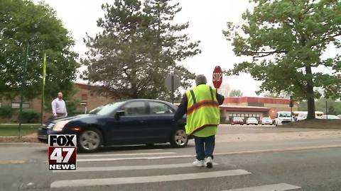 East Lansing drivers not stopping for school crossing guards