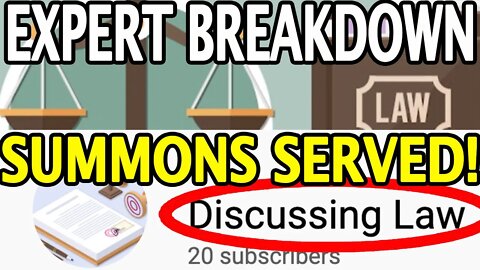 530pm PST “Summons Served! @Discussing Law breakdown! Luv this guy. Josh: Liar Liar Liar.