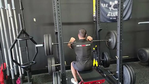 Barbell Front Box Squat