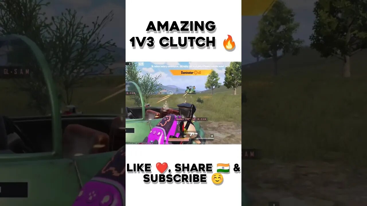 Amazing 1v3 #shots Clutch @IPREEET.69 #lolzzzgaming #viral #bgmi #trending #1v3 #aimbot