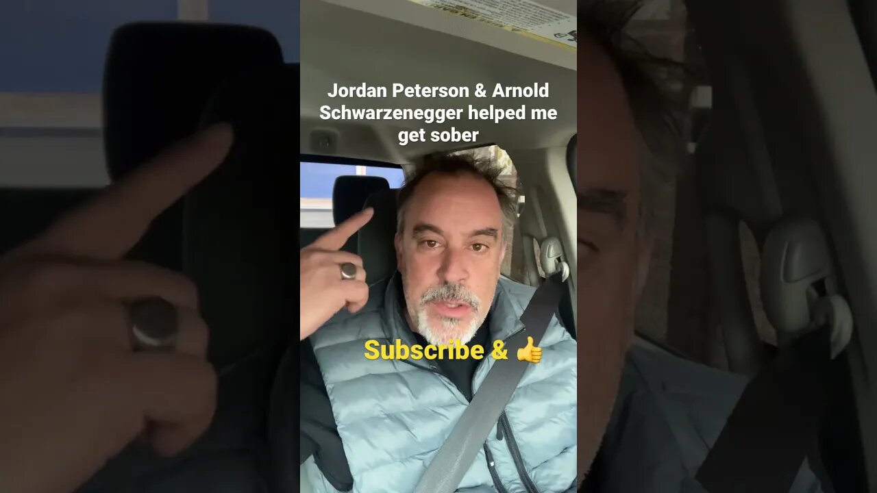 Jordan Peterson and Arnold Schwarzenegger help to get me sober. #Sobriety #Recovery #AASpeaker #God.
