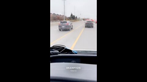 Driving wrong way in Brampton